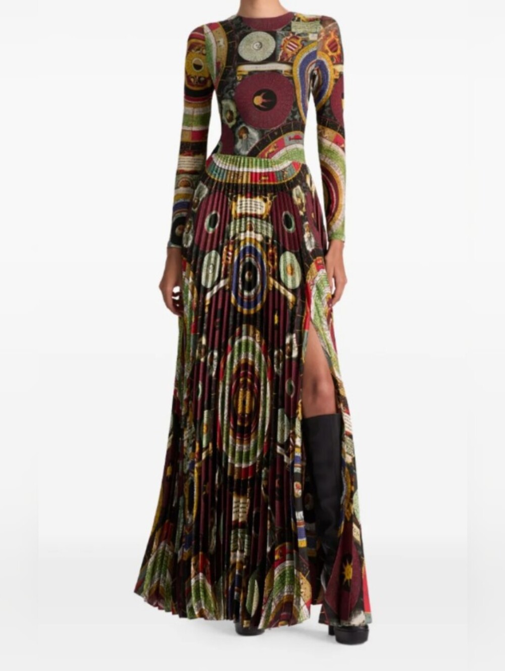 Alice + Olivia Hands Of Time Magnificent Boho Long Sleeve Maxi NO LOW OFFERS!